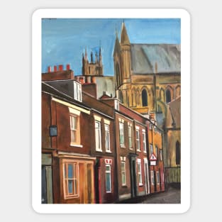 Beverley, Houses And Minster Sticker